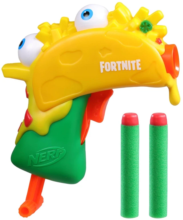 Main image of Nerf Microshot Fortnite Guaco Mini Blaster - Includes 2 Elite Darts, Genuine Blaster F7673