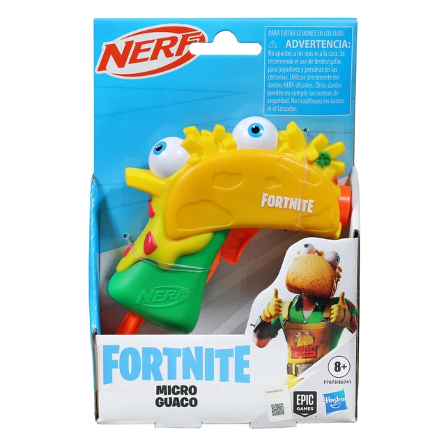 Alt view image 3 of 4 - Nerf Microshot Fortnite Guaco Mini Blaster - Includes 2 Elite Darts, Genuine Blaster F7673