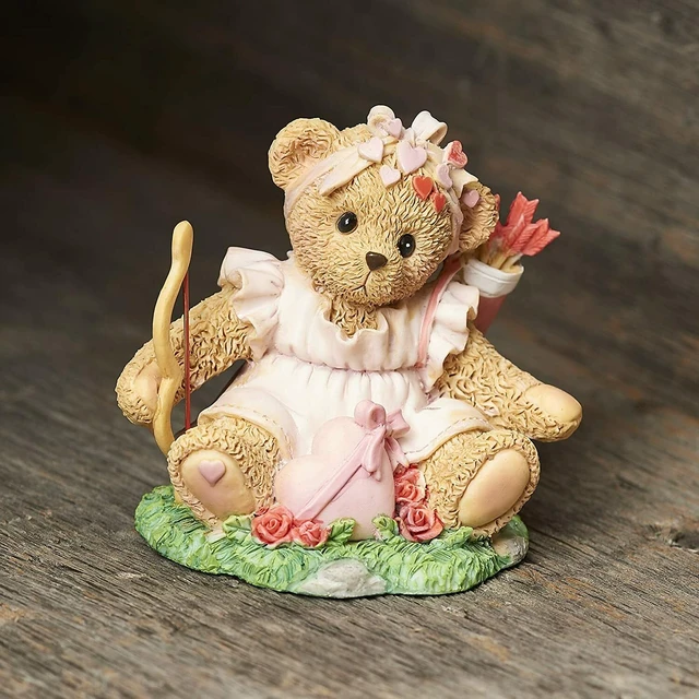 Alt view image 2 of 2 - Roman Cherished Teddies, Betty, Valentine Figure, 3" H - New in Box