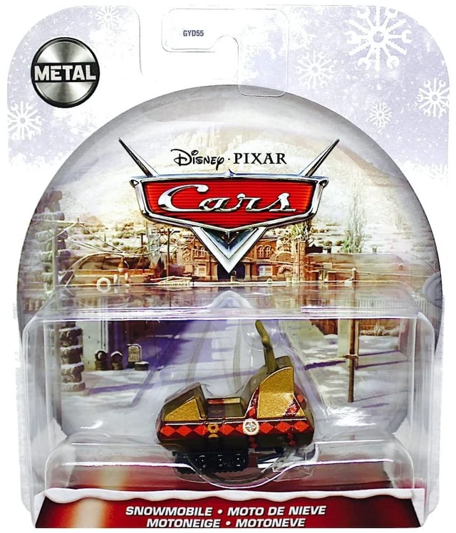 Alt view image 3 of 6 - Disney Pixar Cars Snowmobile Diecast