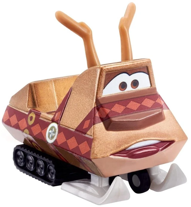 Alt view image 4 of 6 - Disney Pixar Cars Snowmobile Diecast