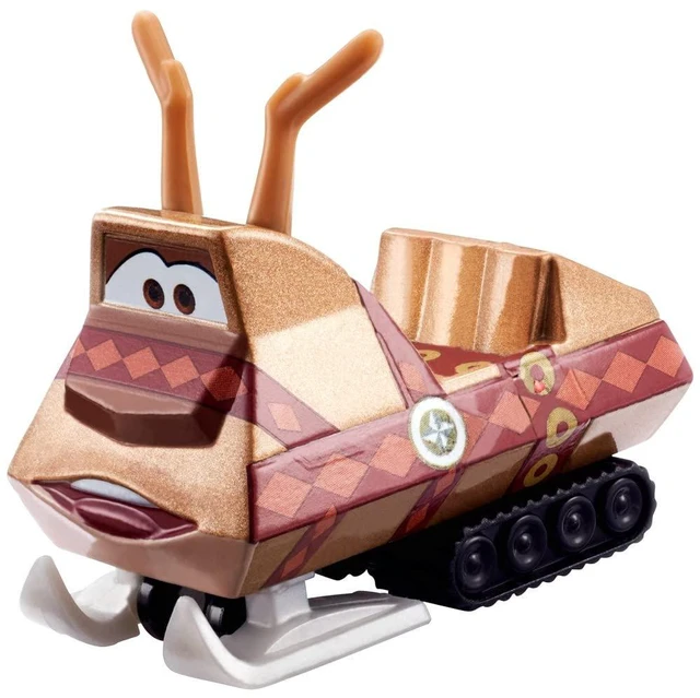 Alt view image 6 of 6 - Disney Pixar Cars Snowmobile Diecast