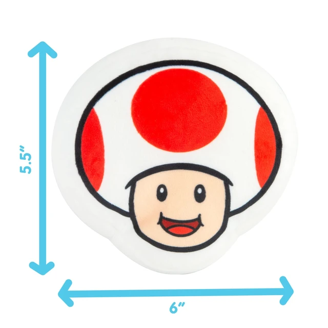 Alt view image 3 of 6 - Club Mocchi- Mocchi- Nintendo Super Mario Plush - Toad Plushie - Collectible Squishy Plushies - 6 Inch