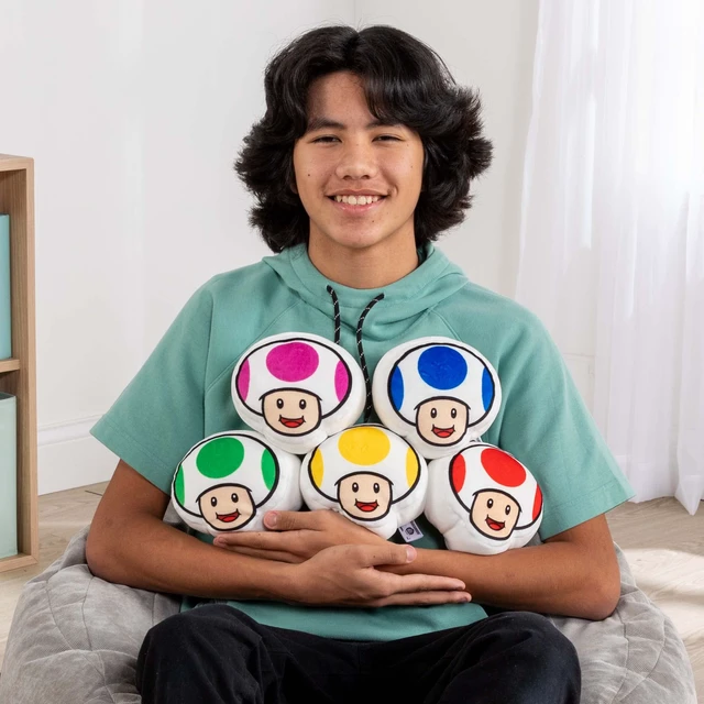 Alt view image 4 of 6 - Club Mocchi- Mocchi- Nintendo Super Mario Plush - Toad Plushie - Collectible Squishy Plushies - 6 Inch