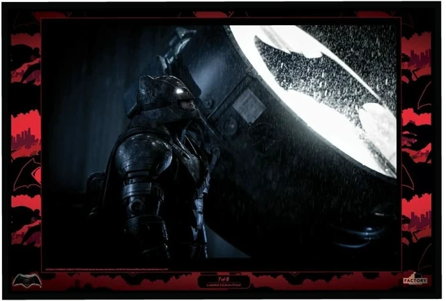 Alt view image 2 of 4 - Factory Entertainment Batman v Superman: Dawn of Justice Lithograph