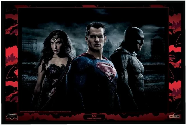 Alt view image 3 of 4 - Factory Entertainment Batman v Superman: Dawn of Justice Lithograph
