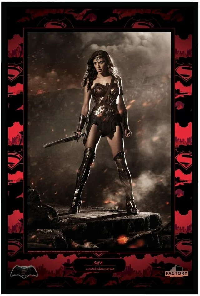 Alt view image 4 of 4 - Factory Entertainment Batman v Superman: Dawn of Justice Lithograph