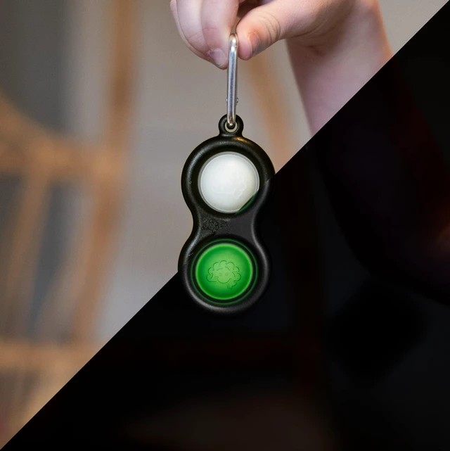 Alt view image 2 of 4 - Fat Brain Toys Simpl Dimpl Glow-in-The-Dark - Simpl Dimpl Glow in The Dark Mind & Body for Ages 3 to 12