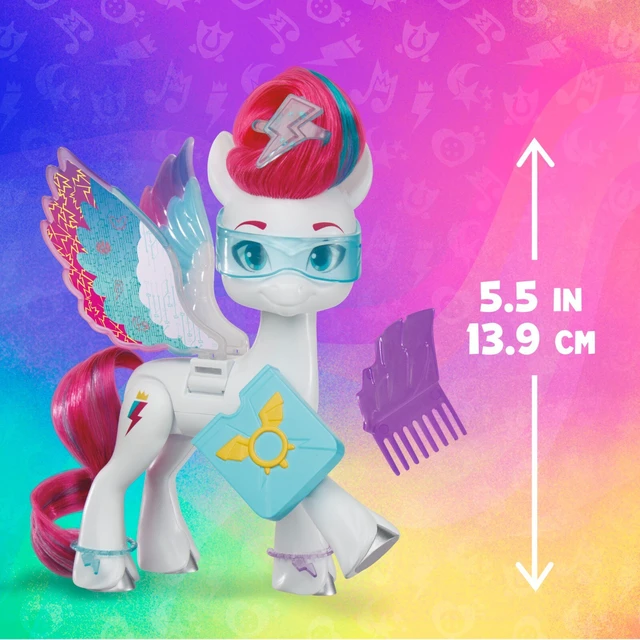 Alt view image 6 of 7 - My Little Pony Toys Zipp Storm Wing Surprise Fashion Doll