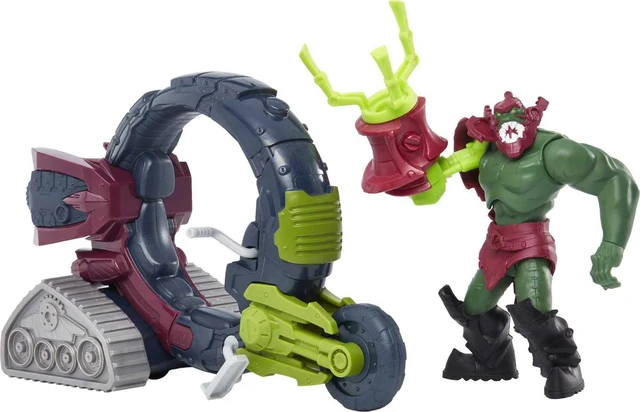 Alt view image 2 of 6 - He-Man and The Masters of the Universe Trap Jaw & Vehicle Set, Vehicle with 5.5-in Action Figure & Accessory Inspired by MOTU Netflix Animated Series, Collectible Toy for Kids Ages 4 Years & Older
