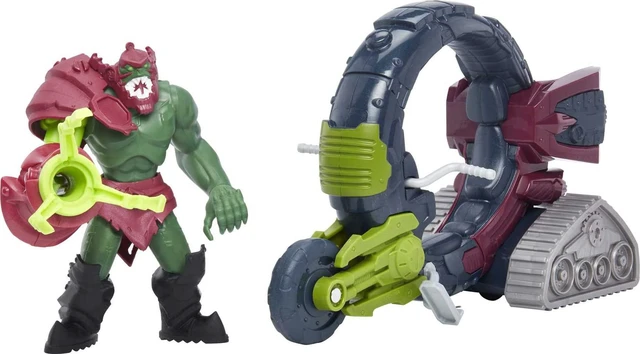 Alt view image 5 of 6 - He-Man and The Masters of the Universe Trap Jaw & Vehicle Set, Vehicle with 5.5-in Action Figure & Accessory Inspired by MOTU Netflix Animated Series, Collectible Toy for Kids Ages 4 Years & Older