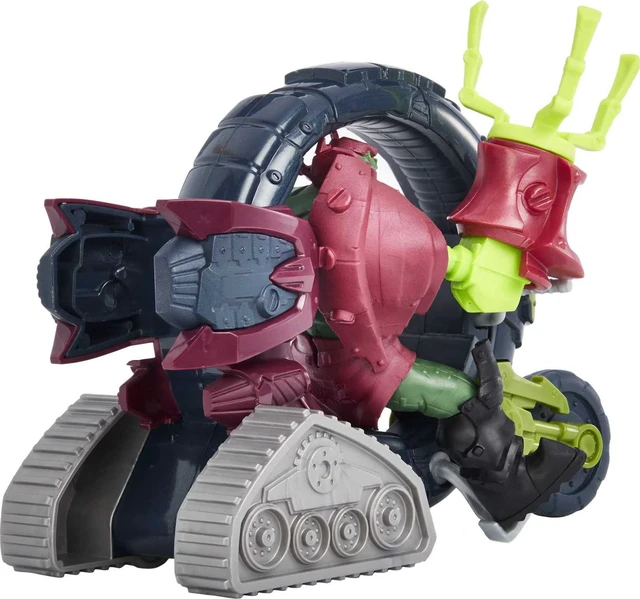 Alt view image 6 of 6 - He-Man and The Masters of the Universe Trap Jaw & Vehicle Set, Vehicle with 5.5-in Action Figure & Accessory Inspired by MOTU Netflix Animated Series, Collectible Toy for Kids Ages 4 Years & Older