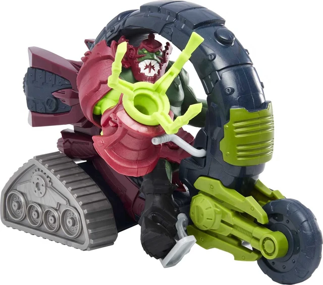 Alt view image 4 of 6 - He-Man and The Masters of the Universe Trap Jaw & Vehicle Set, Vehicle with 5.5-in Action Figure & Accessory Inspired by MOTU Netflix Animated Series, Collectible Toy for Kids Ages 4 Years & Older