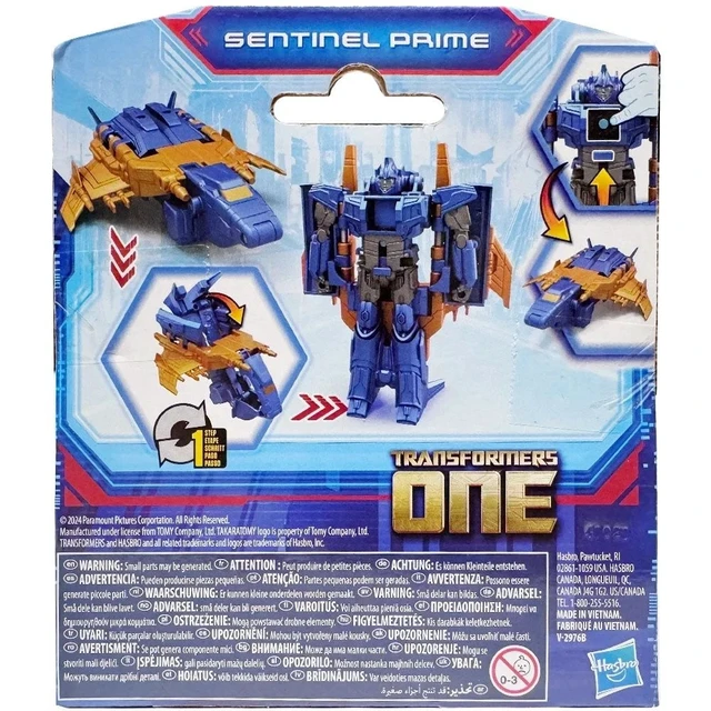 Alt view image 4 of 4 - Transformers: One Cog Changer Sentinel Prime, 4"" Action Figures
