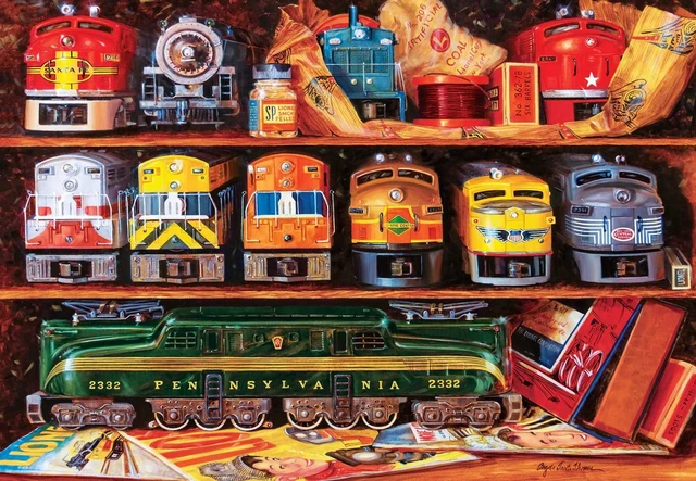 Alt view image 2 of 2 - Well Stocked Shelves by Angela Trotta Thomas 1000 Piece Puzzle