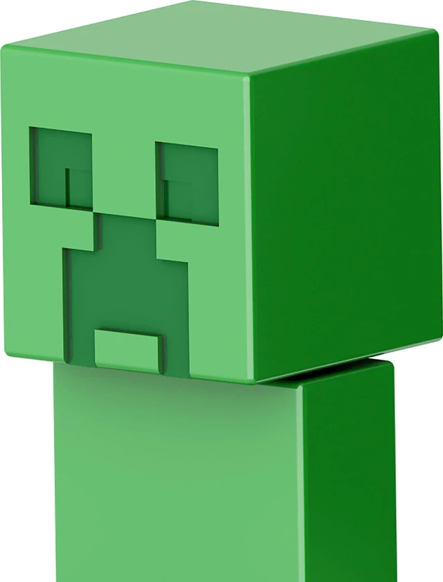 Alt view image 6 of 6 - Mattel Minecraft Action Figure & Accessories 2-Pack with Creeper in 3.25-inch Scale, Collectible Toy Set
