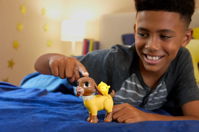 Alt view image 2 of 6 - Mattel Disney Wish Dolls, Talking Valentino & Star Set, Goat Figure Speaks 10+ Sounds & English Phrases & Bends Back Legs, Inspired by The Movie
