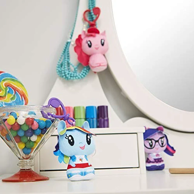 Alt view image 2 of 2 - My Little Pony Cutie Mark Crew Rainbow Dash Equestria Girls Plush Clip