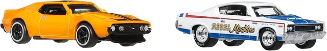Alt view image 2 of 7 - Hot Wheels Premium 2 Pack - '71 AMC Javelin/AMC Level Machine Vehicle Toy Minicar 3 Years Old and Multi JBL06