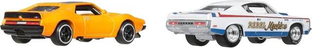 Alt view image 4 of 7 - Hot Wheels Premium 2 Pack - '71 AMC Javelin/AMC Level Machine Vehicle Toy Minicar 3 Years Old and Multi JBL06