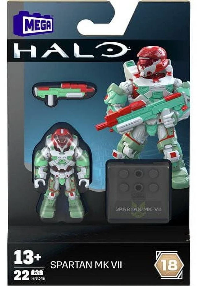Main image of Halo Heroes Series 18 Spartan MK VII Mini Figure
