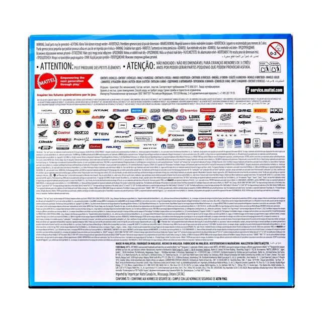 Alt view image 6 of 6 - Hot Wheels Set of 8 Basic Toy Cars & Trucks in 1:64 Scale Including 1 Exclusive