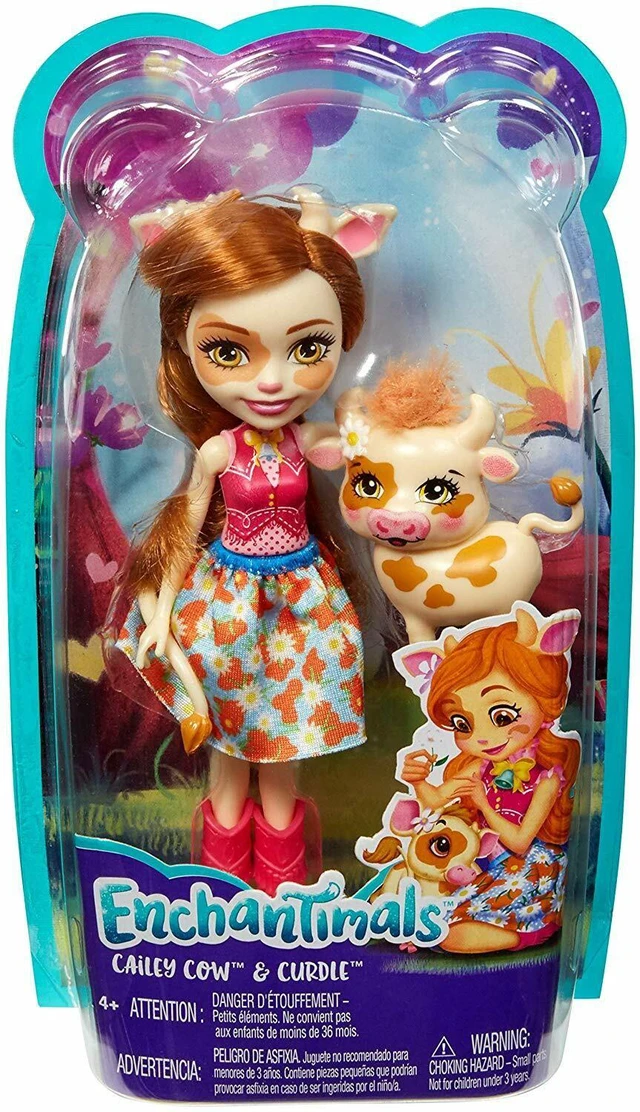Main image of Enchantimals Cailey Cow Doll & Curdle Figure