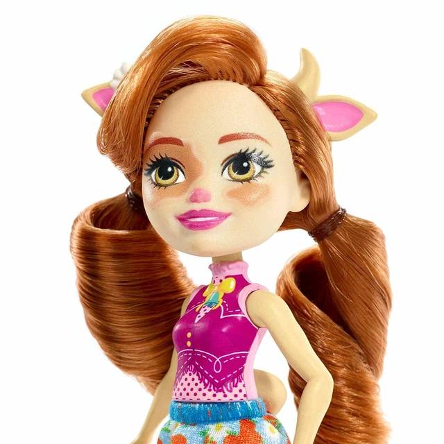 Alt view image 3 of 3 - Enchantimals Cailey Cow Doll & Curdle Figure