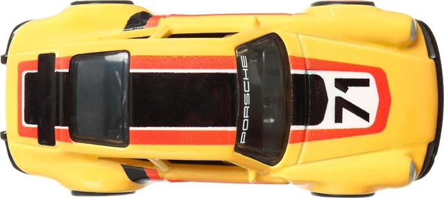 Alt view image 5 of 6 - Hot Wheels Premium Car Culture Circuit Legends Toy Vehicle, 1:64 Scale Die-Cast '71 Porsche 911 for Collectors, Real Riders Tires, Metal/Metal Chassis