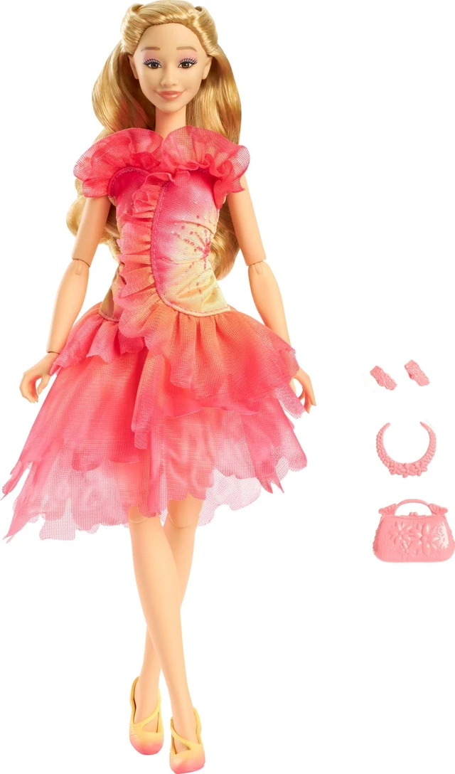 Alt view image 5 of 6 - Mattel Universal Wicked Glinda Fashion Doll & Accessories with Blonde Hair, Poseability & Removable Ballroom Look