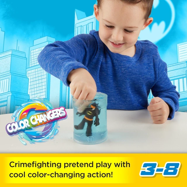Alt view image 5 of 6 - Imaginext DC Super Friends Batman Figure Set with Two-Face and Color-Changing