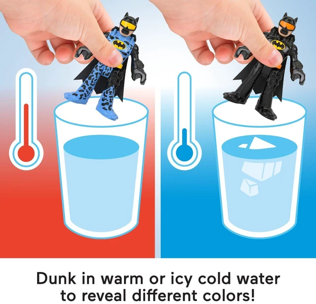 Alt view image 4 of 6 - Imaginext DC Super Friends Batman Figure Set with Two-Face and Color-Changing