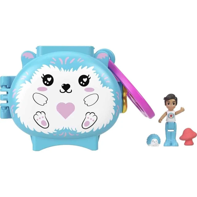 Alt view image 2 of 6 - Polly Pocket Collectible Hedgehog Pet Compact Playset for Girls Ages 4 and Up