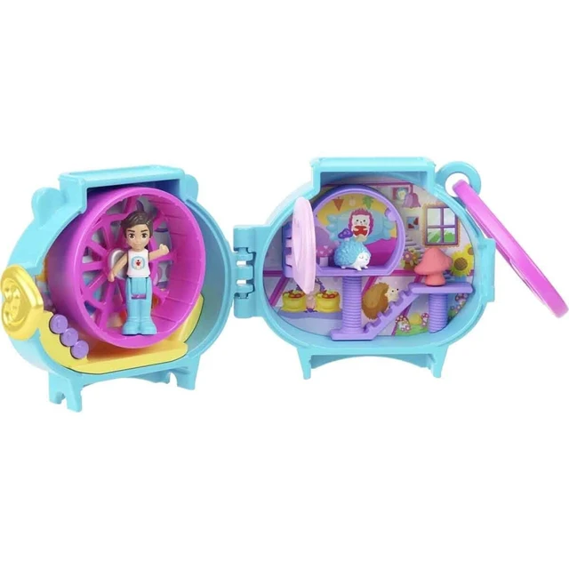 Alt view image 3 of 6 - Polly Pocket Collectible Hedgehog Pet Compact Playset for Girls Ages 4 and Up