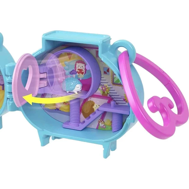 Alt view image 4 of 6 - Polly Pocket Collectible Hedgehog Pet Compact Playset for Girls Ages 4 and Up