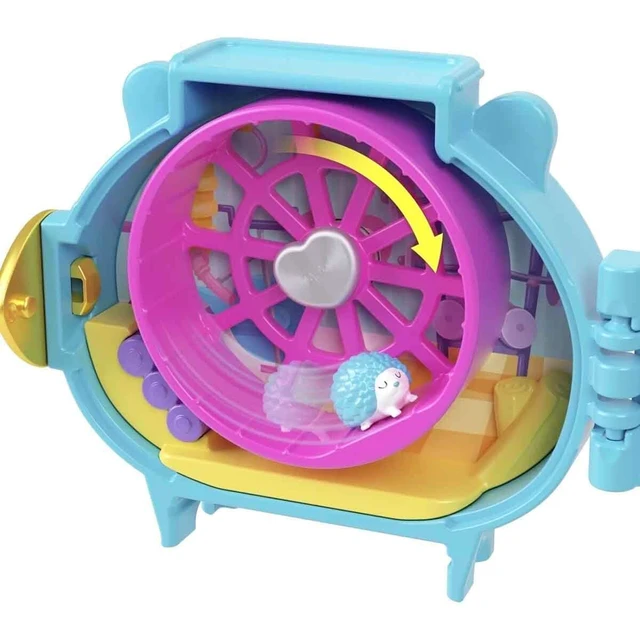 Alt view image 5 of 6 - Polly Pocket Collectible Hedgehog Pet Compact Playset for Girls Ages 4 and Up