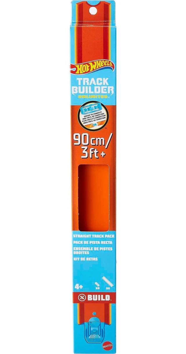 Alt view image 6 of 6 - HOT Wheels TB Straight Track Orange