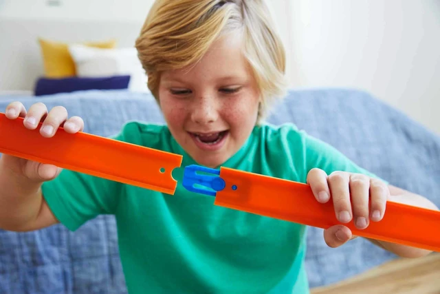 Alt view image 2 of 6 - HOT Wheels TB Straight Track Orange
