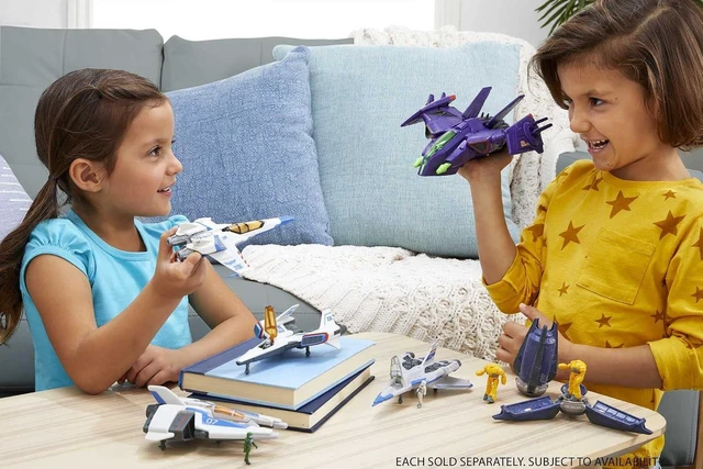 Alt view image 3 of 7 - Mattel Disney Pixar Lightyear Hyperspeed Series Zyclops Space Pod Battle Damage & Zyclops Figure, 3.78 Inch Long Vehicle & 1.75 Inch Figure, Toy 4 Years & Up