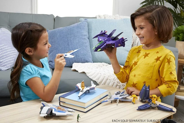Alt view image 2 of 6 - Mattel Disney and Pixar Lightyear Hyperspeed Series Mini Action Figure & Toy Vehicle Set, Buzz Lightyear & XL-07 Spaceship, 5.6-inch Vehicle