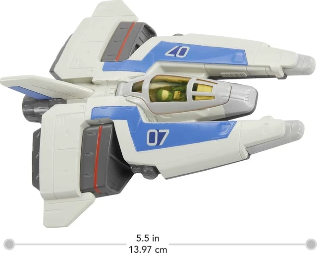 Alt view image 4 of 6 - Mattel Disney and Pixar Lightyear Hyperspeed Series Mini Action Figure & Toy Vehicle Set, Buzz Lightyear & XL-07 Spaceship, 5.6-inch Vehicle
