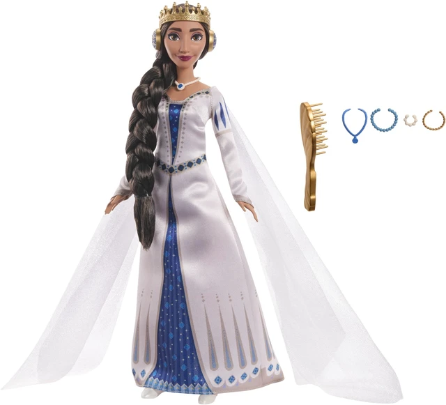 Alt view image 6 of 6 - Mattel Disney Wish Toys, Queen Amaya of Rosas, Posable Fashion Doll with Removable Signature Outfit, Shoes & Accessories, Inspired by the Movie