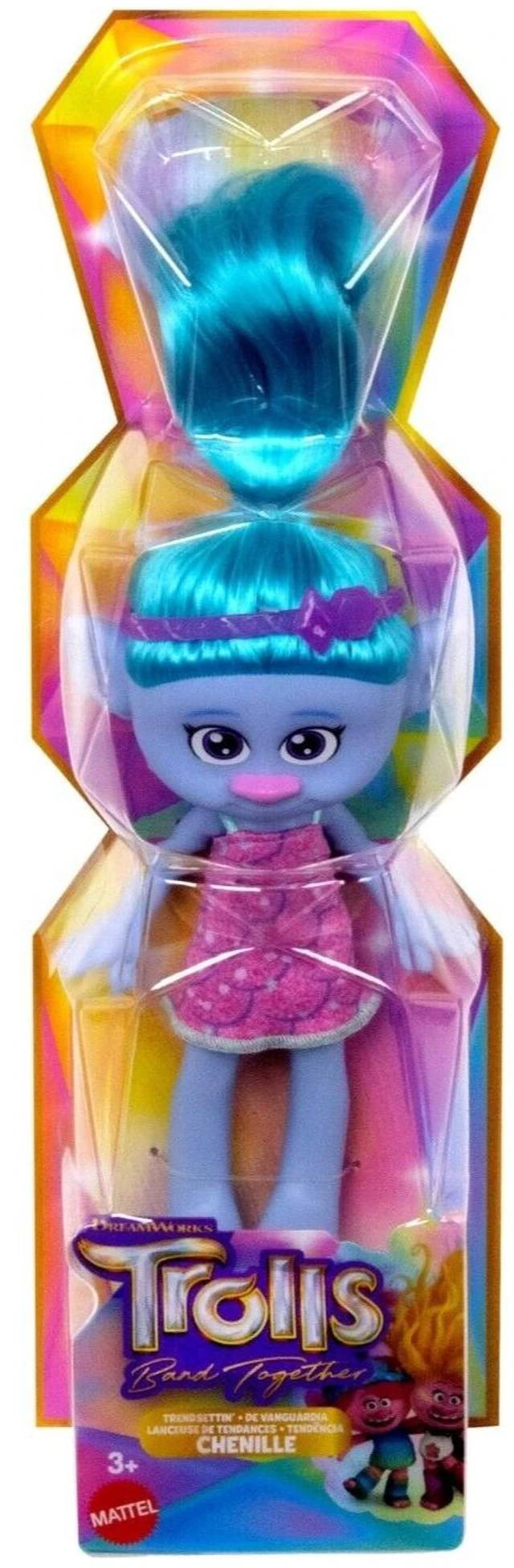 Main image of DreamWorks Trolls Band Together Trendsettin Chenille Fashion Doll