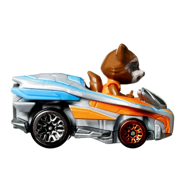Alt view image 2 of 6 - Hot Wheels RacerVerse Die-Cast Vehicle with Rocket Racoon Driver 1:64 Scale