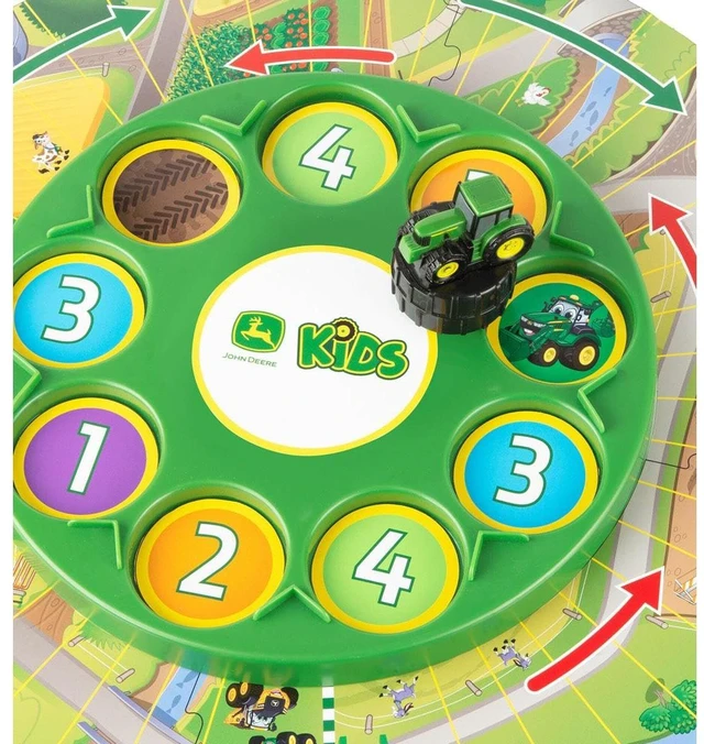 Alt view image 2 of 7 - John Deere Go Johnny Go Board Game - Cooperative Farming Games for Game Night - John Deere Toys and Board Games - Farm Toy Games for Kids - Family Games Ages 5 Years and Up
