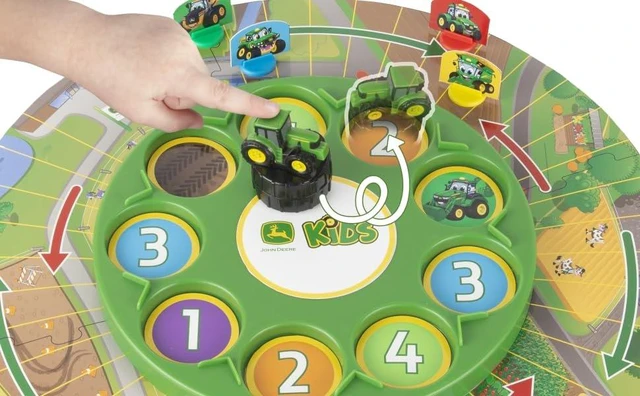 Alt view image 6 of 7 - John Deere Go Johnny Go Board Game - Cooperative Farming Games for Game Night - John Deere Toys and Board Games - Farm Toy Games for Kids - Family Games Ages 5 Years and Up