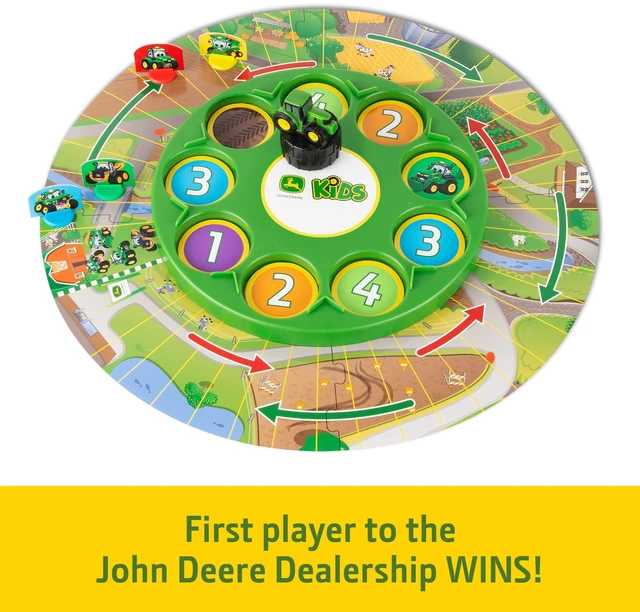 Alt view image 5 of 7 - John Deere Go Johnny Go Board Game - Cooperative Farming Games for Game Night - John Deere Toys and Board Games - Farm Toy Games for Kids - Family Games Ages 5 Years and Up