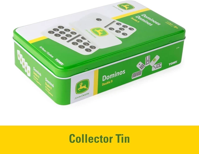 Alt view image 5 of 5 - John Deere Dominoes - Double 9 Dominoes Set with John Deere Collectors Tin