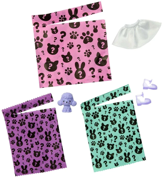 Alt view image 5 of 6 - Barbie Cutie Reveal Chelsea Doll & Accessories, Poodle Costume & 6 Surprises Including Color Change, Cozy Cute Tees Series