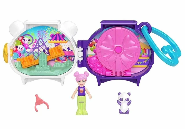 Main image of Polly Pocket Cuddly Toys Compact Play Set GYV99 Panda, HRD38